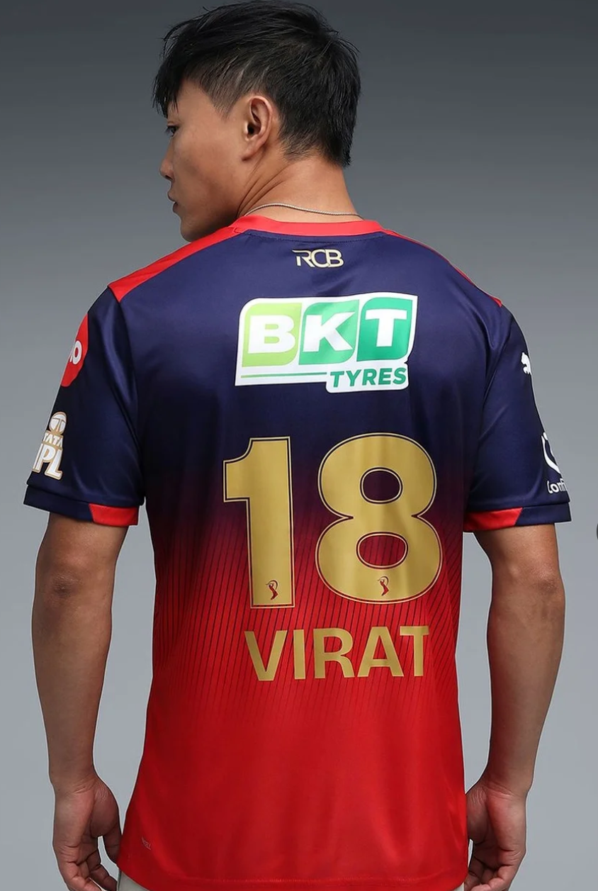 RCB 2026 VK18 Jersey unisex Replica