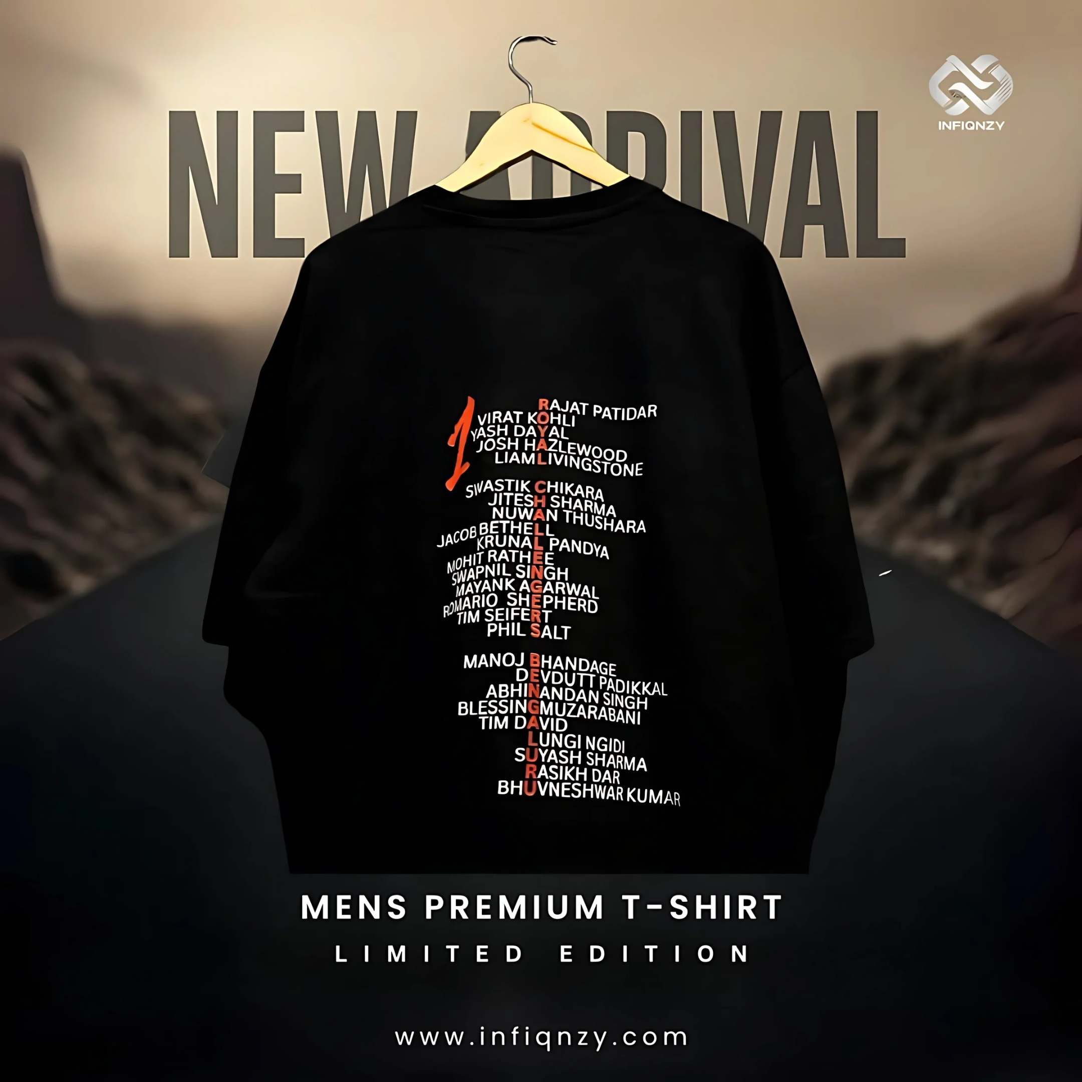 RCB Tribute Oversized T-shirt INFIQNZY