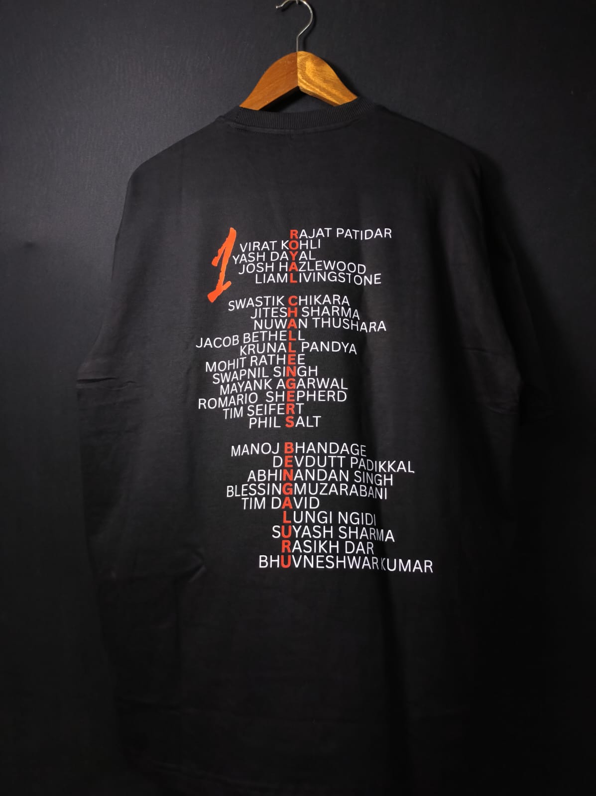 RCB Tribute Oversized T-shirt INFIQNZY