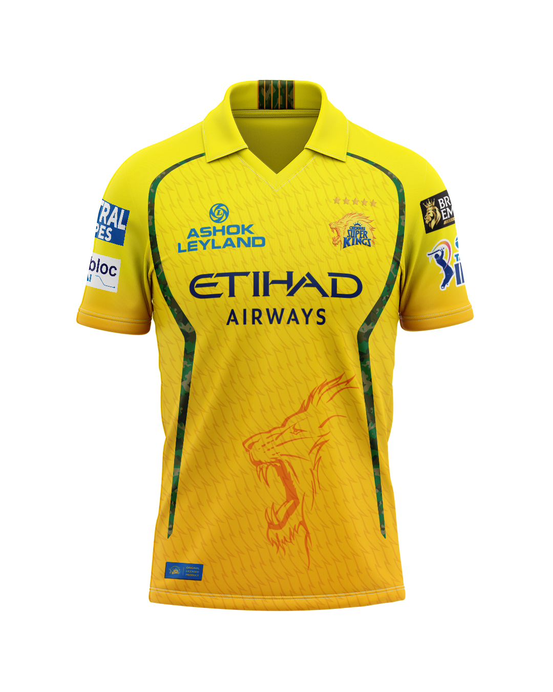 CSK Match Jersey 2026 - Dhoni - Adults